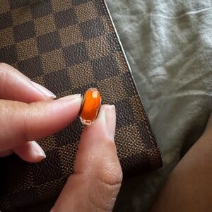 Pandora Orange Charm Bead